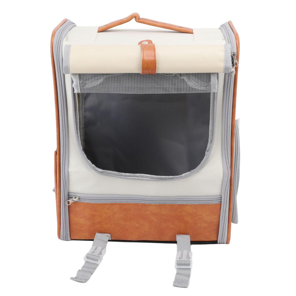 Rucsac Transport Pisică Capacitate Mare Sistem de Ventilație Curea de Ajustare Pânză Oxford Transportor de Călătorie pentru Animale de Companie