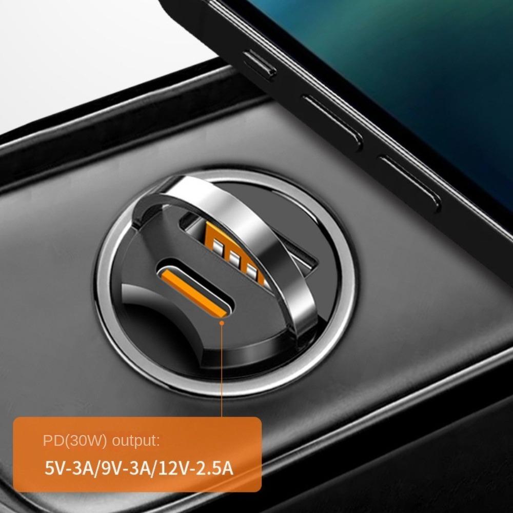 

Автомобильное зарядное устройство USB-A/USB-C с адаптером для прикуривателя Новое зарядное устройство USB