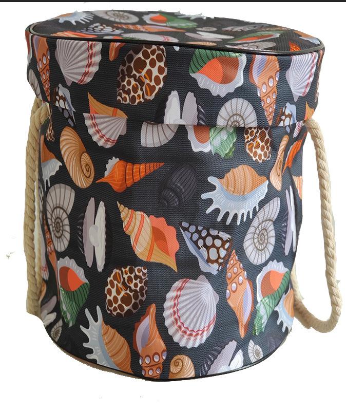 Coș de depozitare pentru jucării și covoraș de joacă Recipient pentru curățarea și depozitarea jucăriilor pentru copii, copii, sugari și copii mici