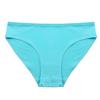 Underpants for Women Low Waisted Briefs with Black Fungus Edges Cute Simple Cotton Breathable Triangle Underwear Panties