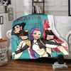Customizable KPop Demon Hunters9 Throw Blanket – Personalized Name, All-Season Cozy Snug Blanket, Machine Washable, Personalized Blanket