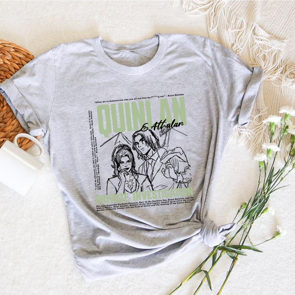 

Unisex Crescent City T Shirt Bryce Quinlan and Hunt Athalar Shirts Sarah J Maas Tees Librarian Tops Bookish Gift for Book Lovers 3XL