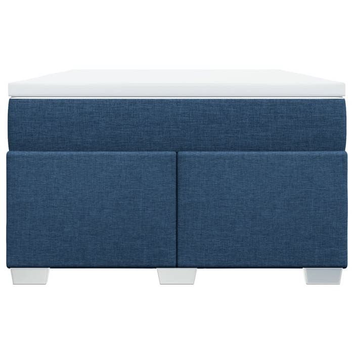 Maison Exclusive - Sommier à lattes de lit avec matelas Bleu 120x200 cm Tissu