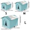 Foldable Cooling Dog Cave Waterproof Outdoor Pet Tent Portable Insulated Cat House  Camping