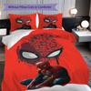 1PC Spider-Man Pattern Bedding Quilt Set Quilt Cover Pillowcase Home Decoration Birthday Gift (1 * Duvet Cover + 2 * Pillowcase, Without Core)