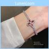 Floral Jewelry Bracelet With Zircon Stones For Women Gift