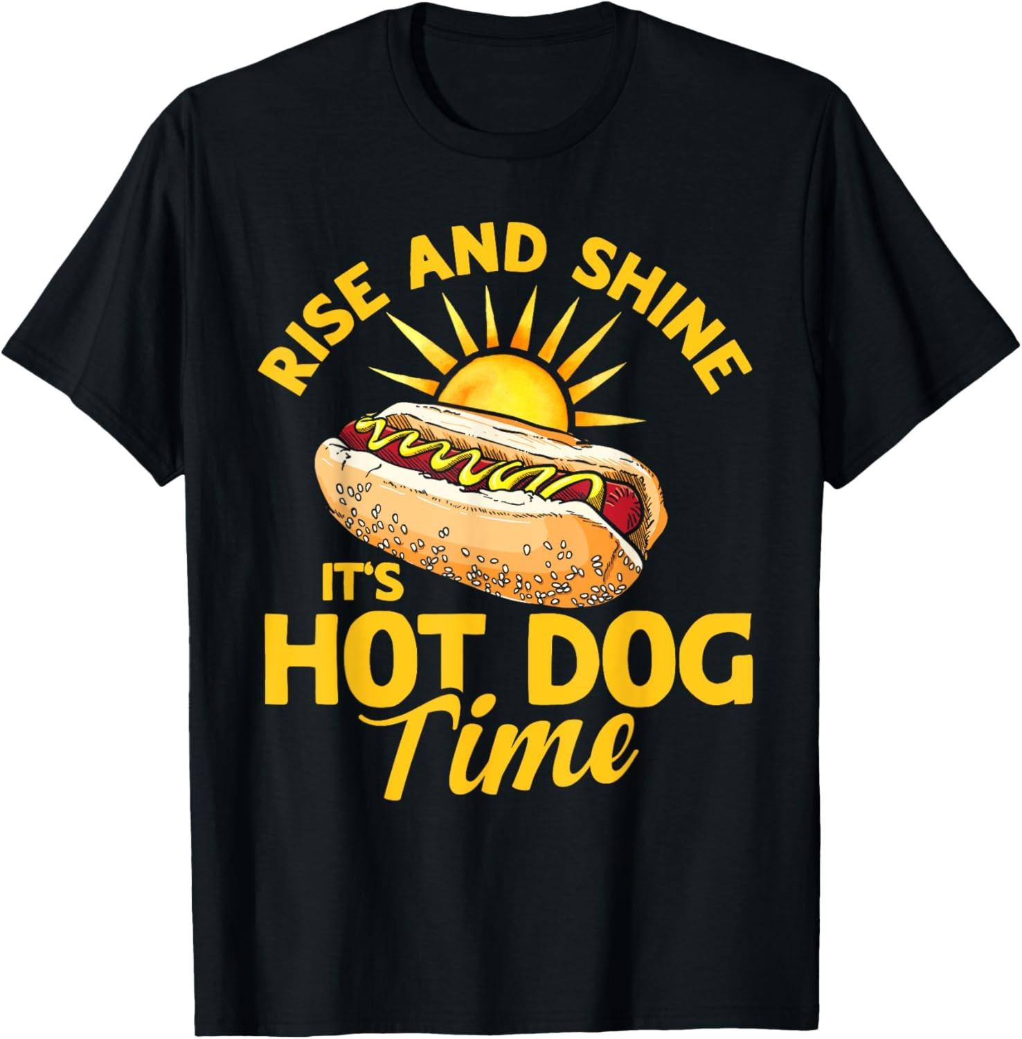 Hot Dog Adult Humor It s Hot Dog Time T-Shirt S разноцветный