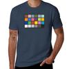 Color Checker Chart TShirt Casual Loose Fit Short Sleeve TShirt