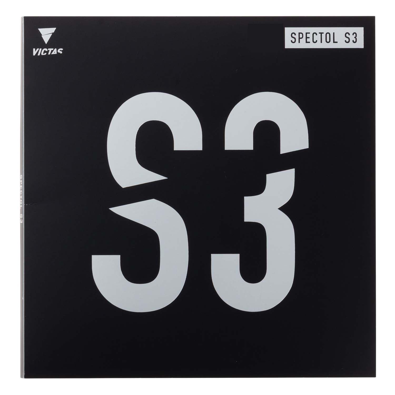 

VICTAS Spectrum S3 Table Tennis Top Speedy High 210030 Rubber, Soft, Tension, Offensive, Red, 2.0,