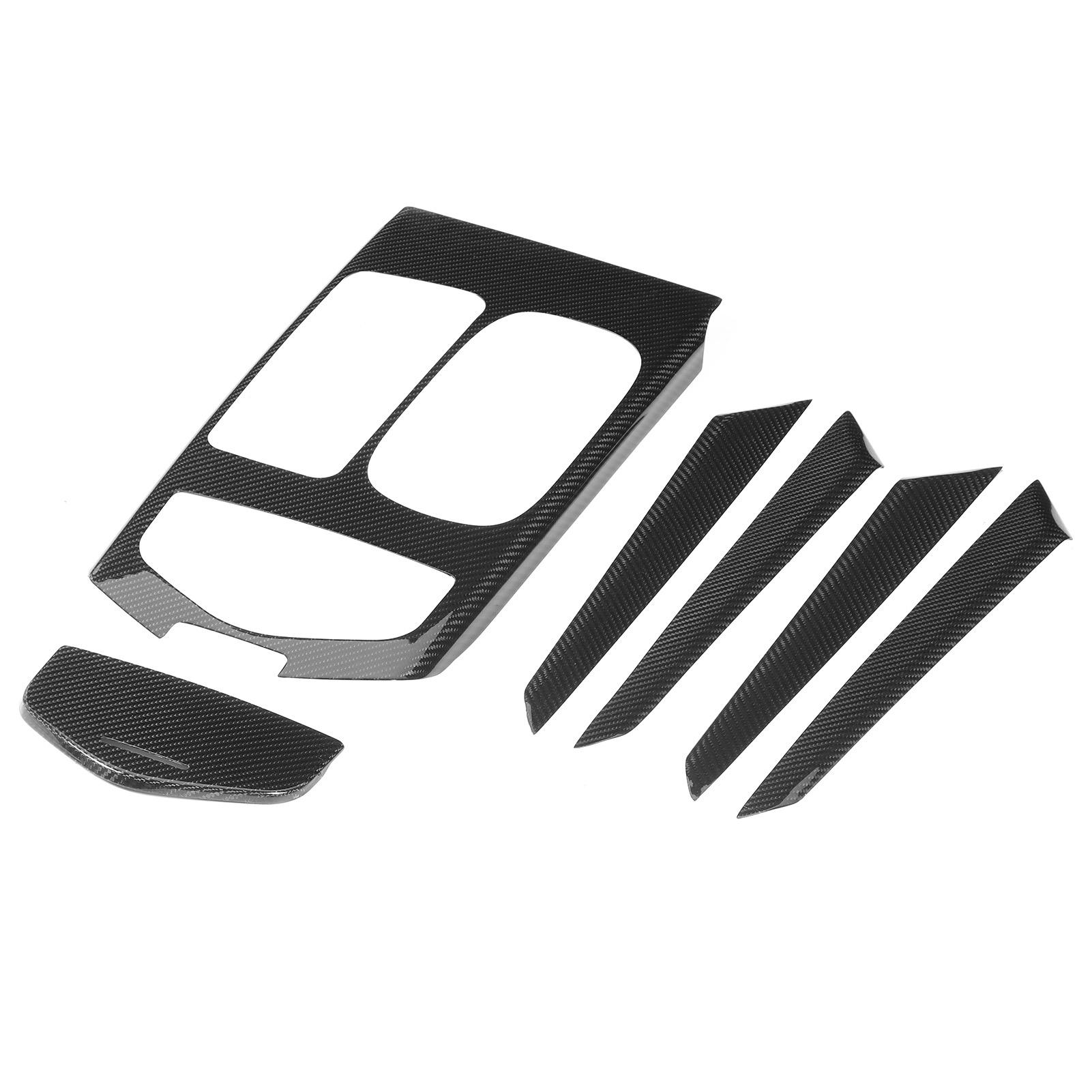 

Комплект из 6 деталей отделки салона, крышка панели переключения передач из сухого углеродного волокна, подходит для Maserati Ghibli 20132016