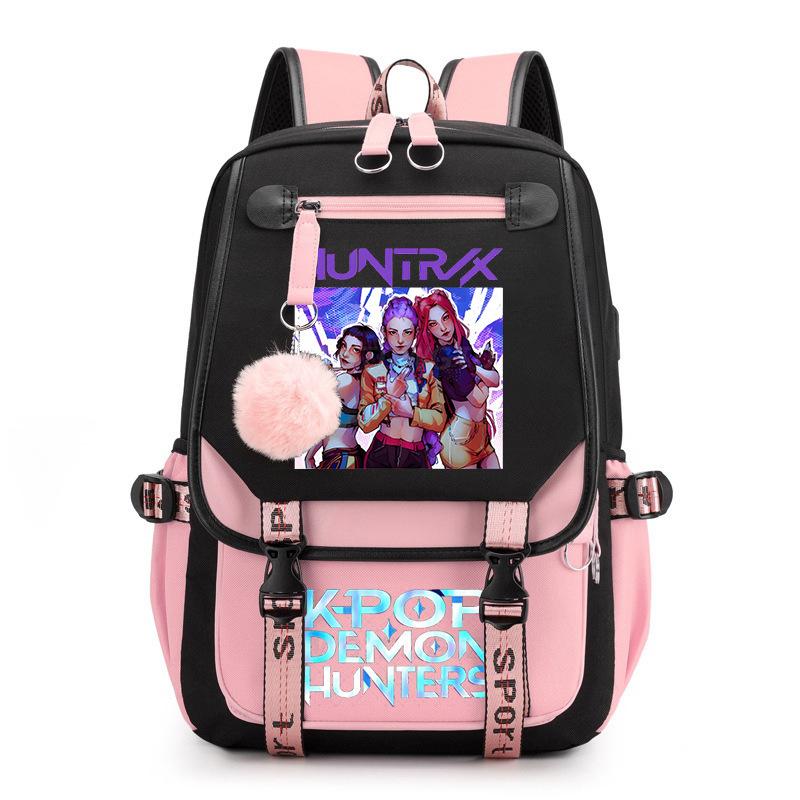 Witch Hunter Animation Cartoon Printed School Bag Large Capacity Junior High School Student Backpack