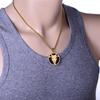 Punk Zodiac Constellation Pendant Gold Color Stainless Steel Round Necklaces for Men Women Fashion Party Jewelry Birthday Gift