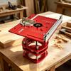 Kit de Base Elevatória para Tupia com Encaixe de Precisão Placa para Mesa de Tupia para Marcenaria Para Oficina DIY