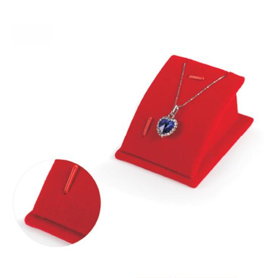 Velvet Holder Necklace Pendant Chain Jewelry Display Stand Show Rack