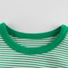 Summer Children's Clothing New Product Children's Short Sleeved T-shirt Striped Baby Clothes Base Shirt