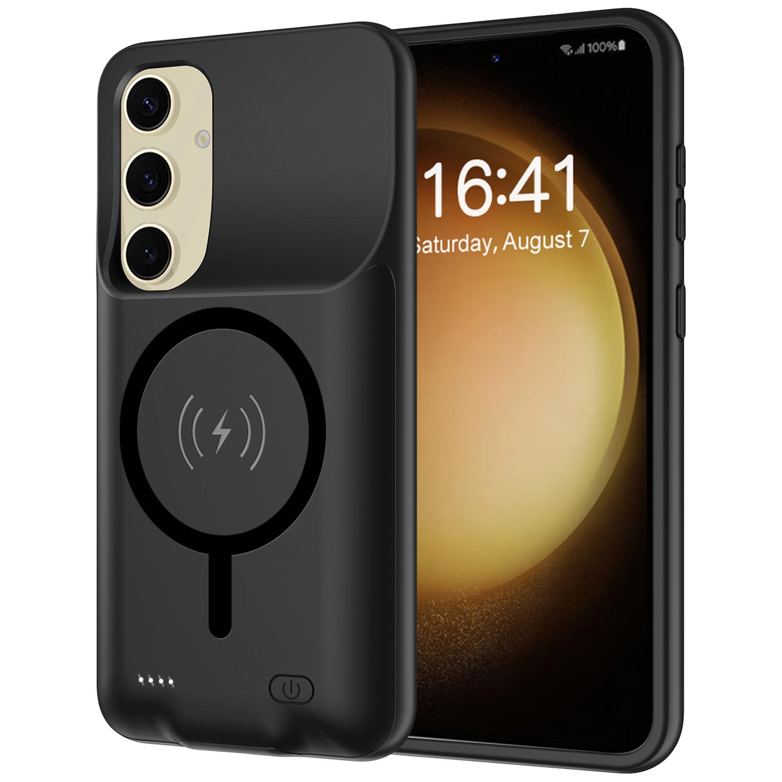 

Для Samsung Galaxy S24 10000mAh Розширена батарея Сумісний з MagSafe Чохол для зарядки телефону з м якими краями A