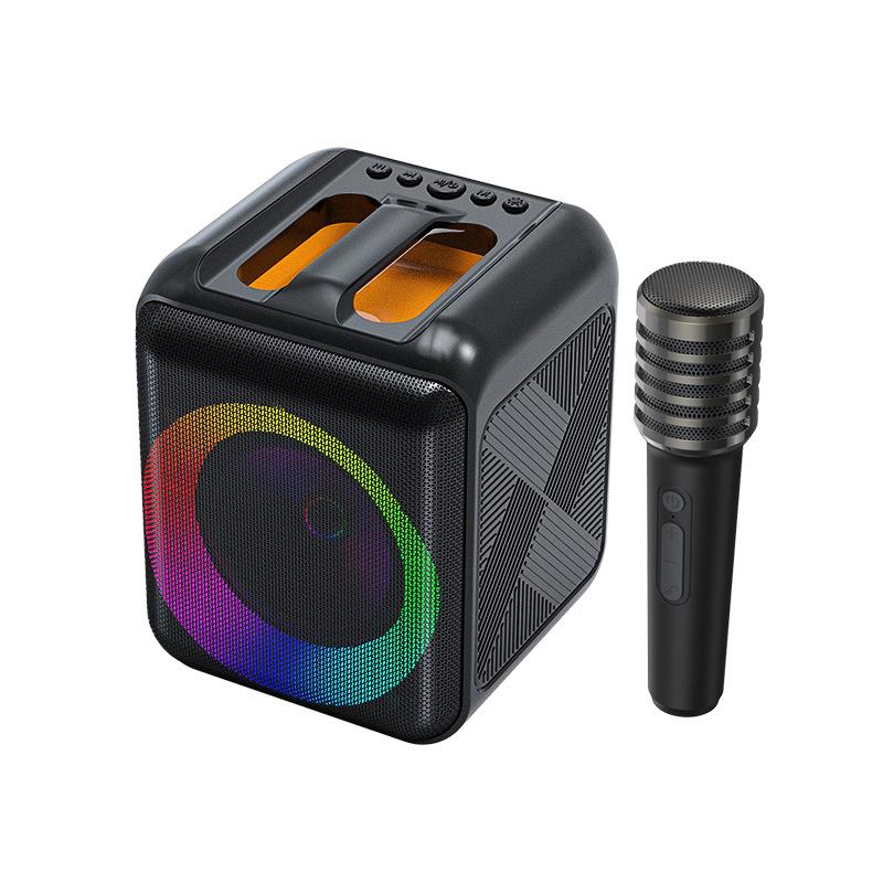 

Високоякісний портативний Bluetooth-динамік з бездротовим мікрофоном для вуличного караоке