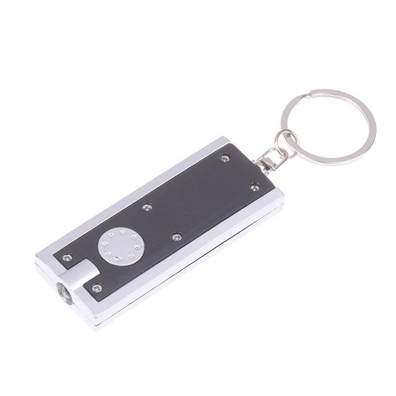 Square Keychain Flashlight Creative Puzzle Game LED Keychain Light Mini Flashlight Pocket Keychain for Keys Backpack Gift