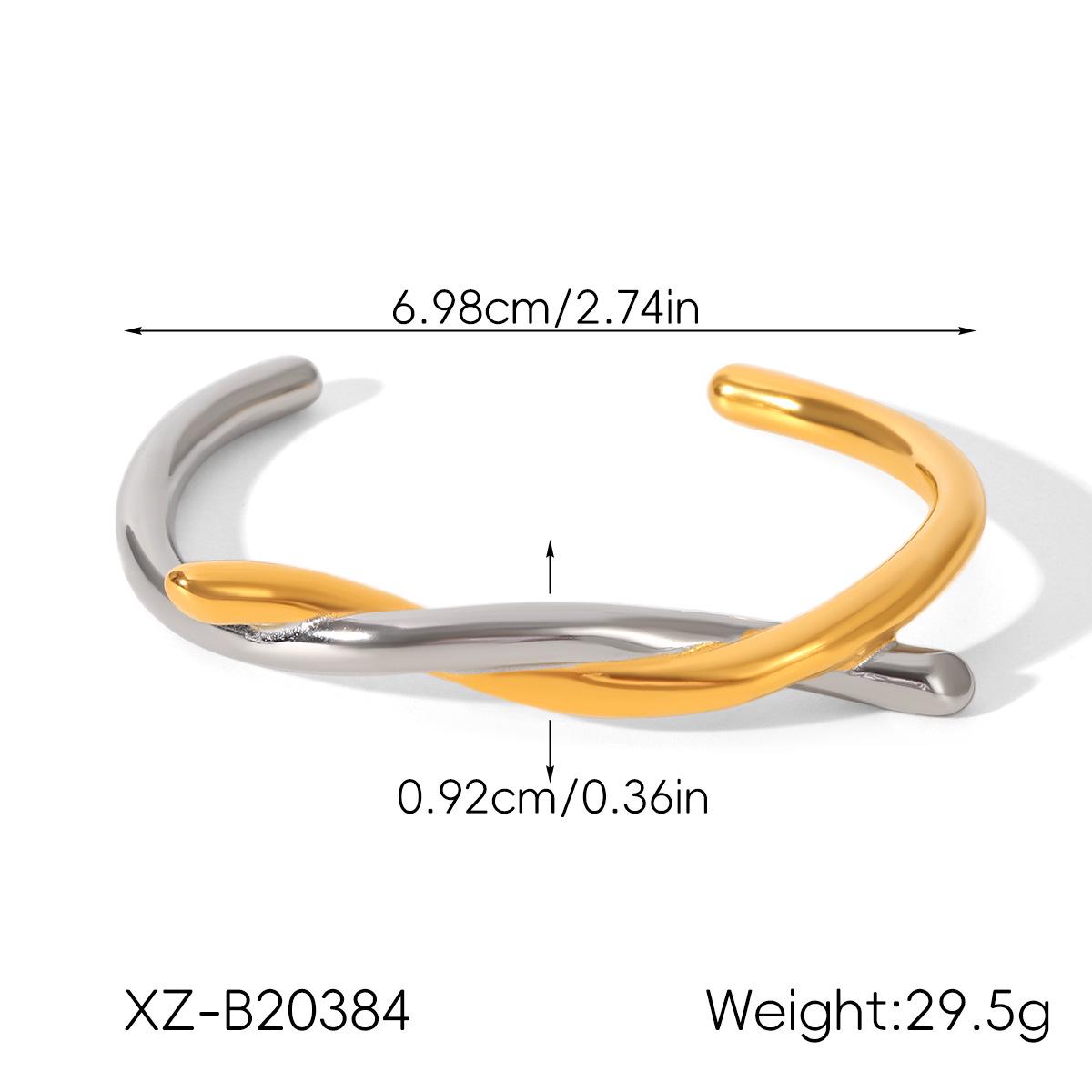 

Минималистичный браслет из нержавеющей стали открытого типа золотого и серебристого цвета – Стильный, прочный, устойчивый к потускнению
