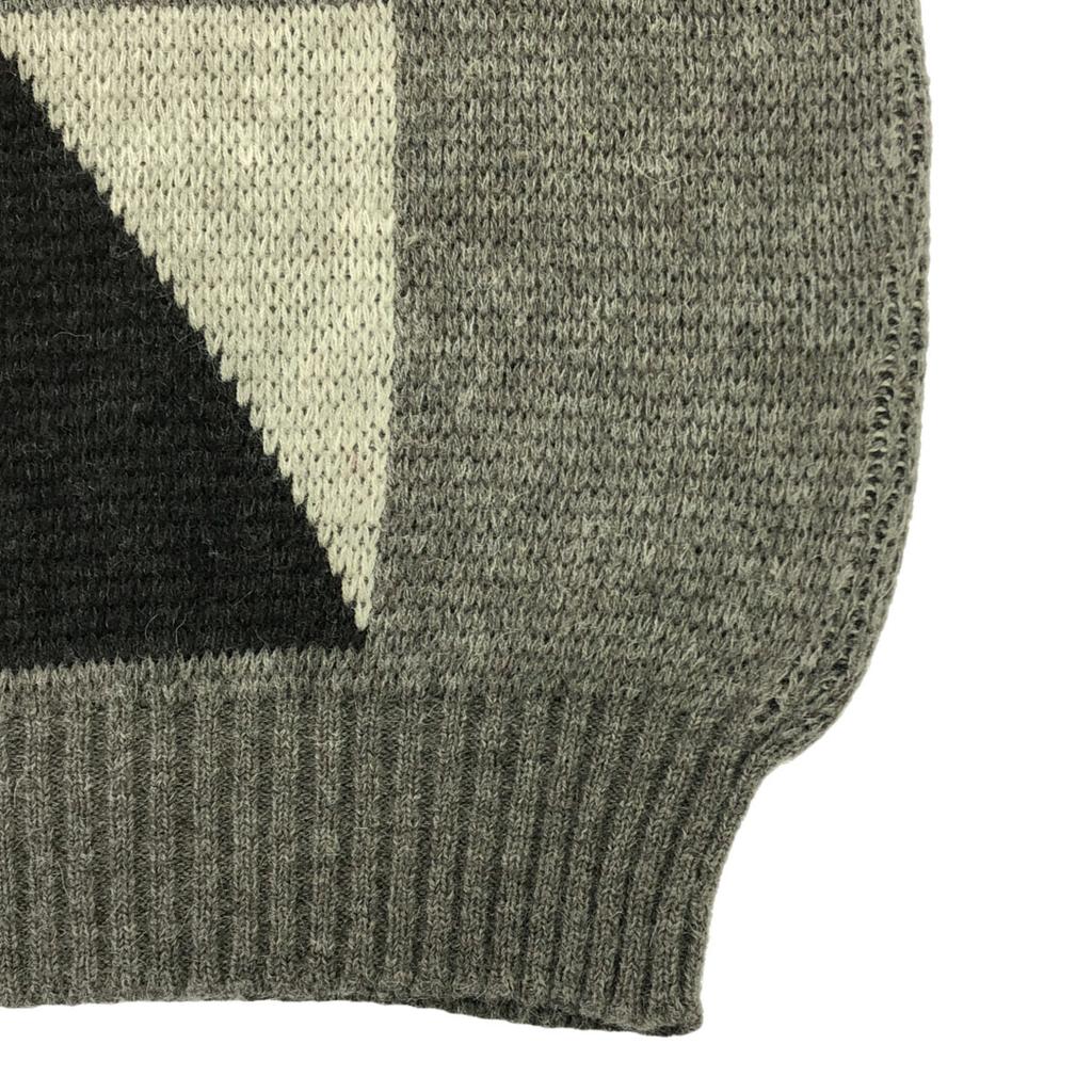 Valentino Garavani 90s Made in Italy Old Geometry Long sleeve knit Men's Used