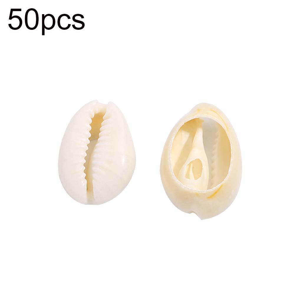 

50 шт. Раковина каури с зазором DIY браслет ожерелье браслет на щиколотку украшение ювелирные изделия декор one size