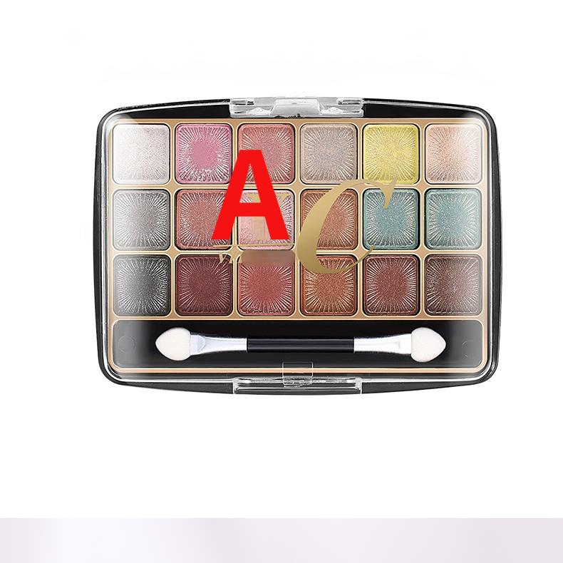 1 Peça Paleta de Sombras para Olhos com 18 Cores Paleta de Maquiagem com Sombras Peroladas Conjunto de Ferramentas de Beleza com Brilho
