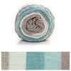 6pcs Gradient Chunky Yarn for Cushions Acrylic Yarn Bundle (600g) - Extra Thick Multicolor Ombre Crochet Yarn for Pillow Covers DIY Knitting Projects