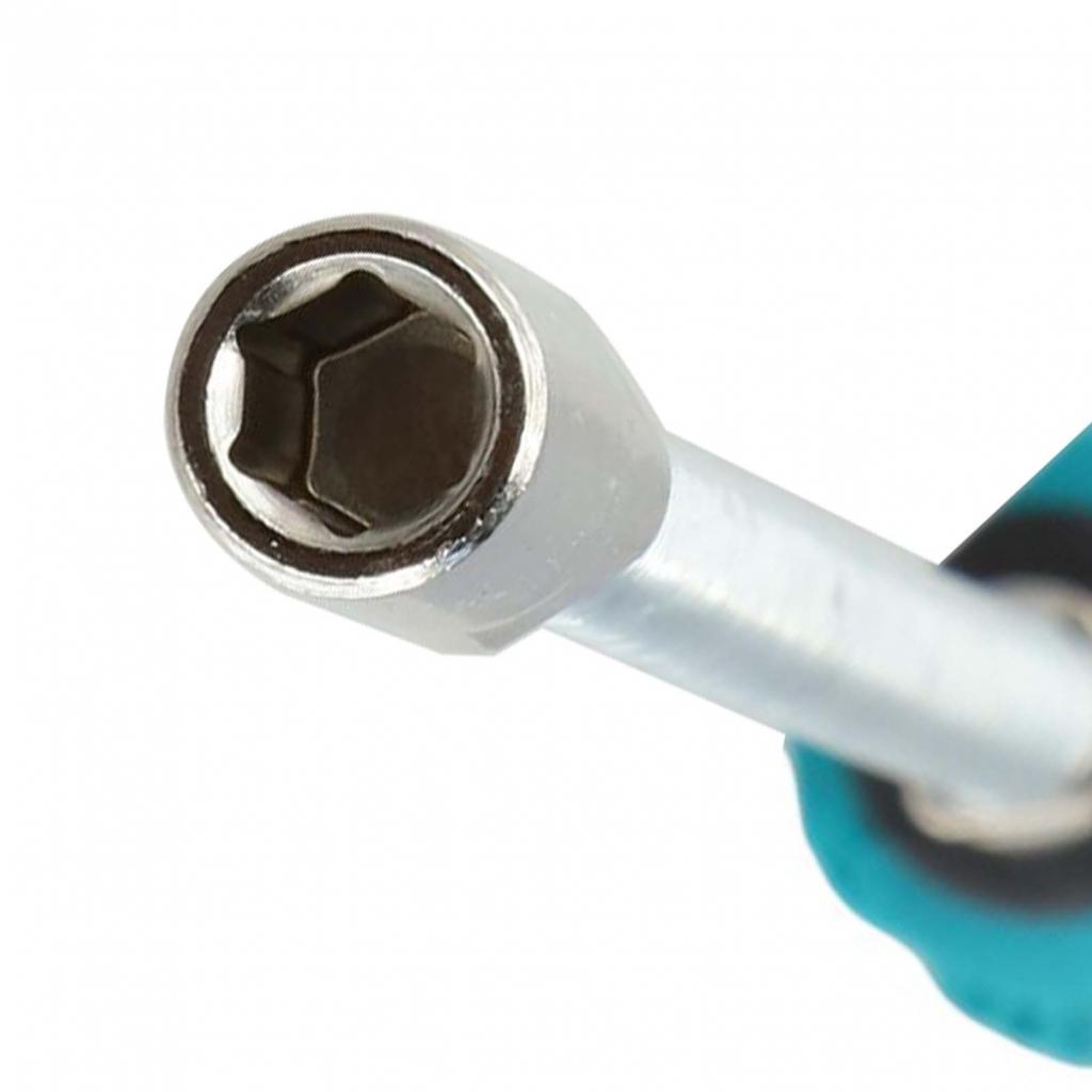 Socket Screwdriver Flexible 7 Mm Bendable Blue-green