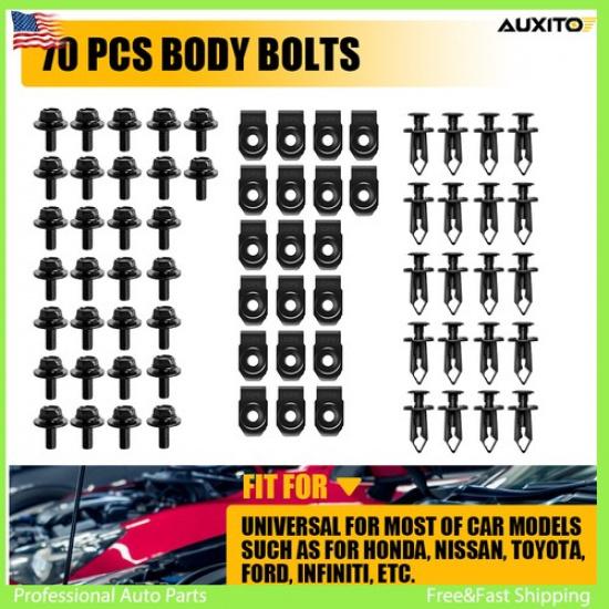 Universal Body & Bolts U-nut M6 Engine Under Clips Cover for Splash Guard