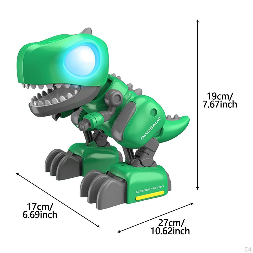 Mechanical Dinosaur Toy Electric Tyrannosaurus Rex Assembling Walking Robot