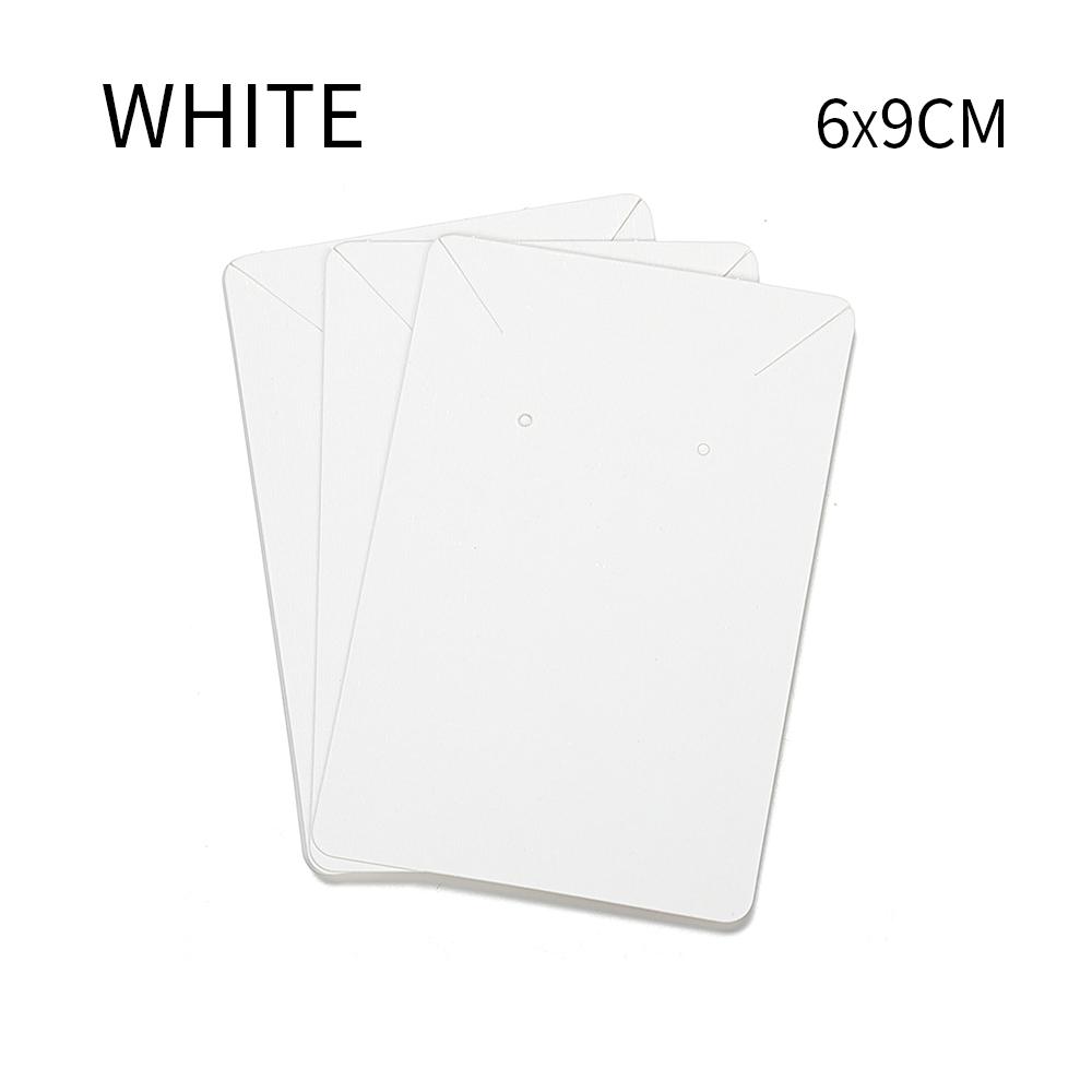 50 pièces Cartes d'Affichage pour Boucles d'Oreilles et Colliers pour Boîte à Bijoux Carte d'Accrochage en Carton Carde pour Clous d'Oreilles Carte en Papier Bijoux DIY