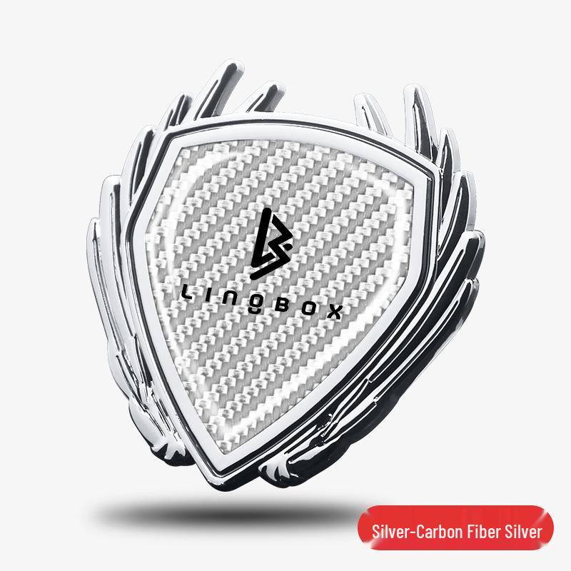 Декоративная наклейка с логотипом автомобиля Lingbao: Металлический значок Coco Uni для багажника, кузова, боковины, окна