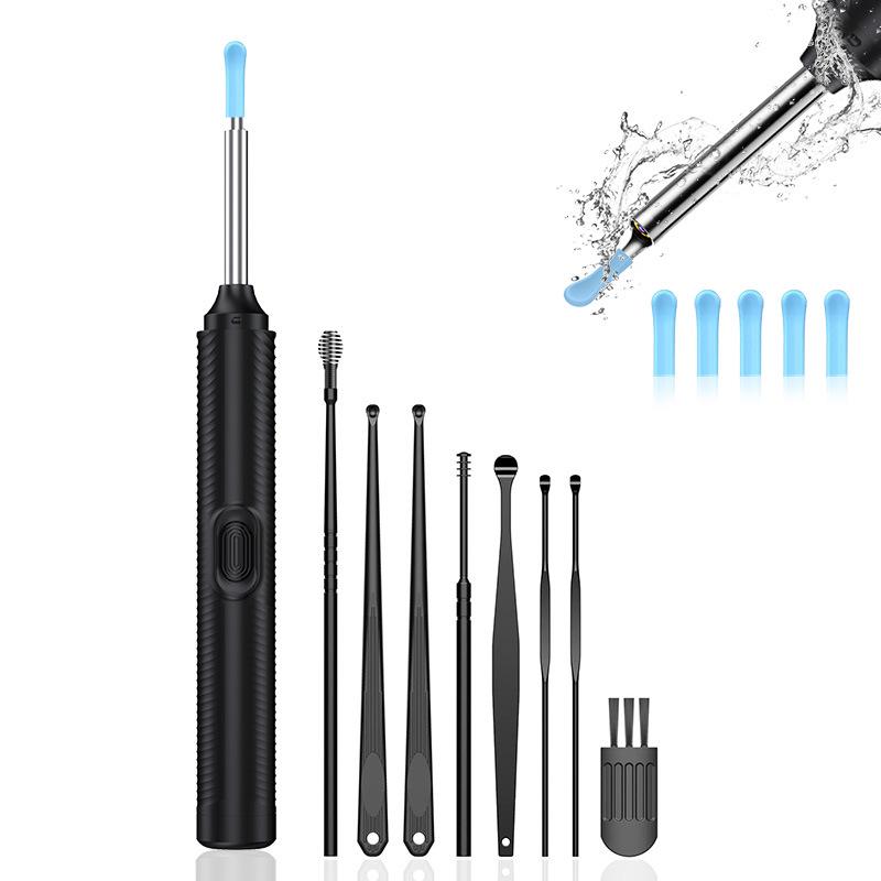 HD Visual Earwax Removal Spoon with LED, Stainless Steel 304 – Child-Friendly Endoscope