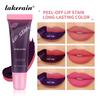 3 Stück Tuben-Peel-off Lipgloss, Matt, Leicht zu Färben, Wasserdicht, Langanhaltend, Schafft Einen Charmanten Look, Geeignet für Alle Hauttypen