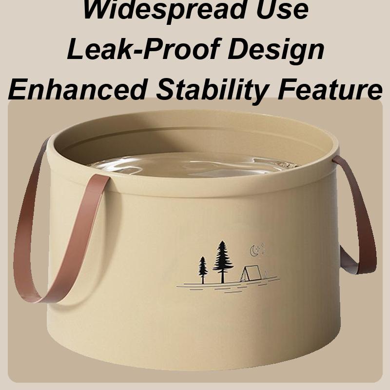 2025 outdoor camping foldable portable bucket multifunctional large capacity fishing bucket storage telescopic car bucket
