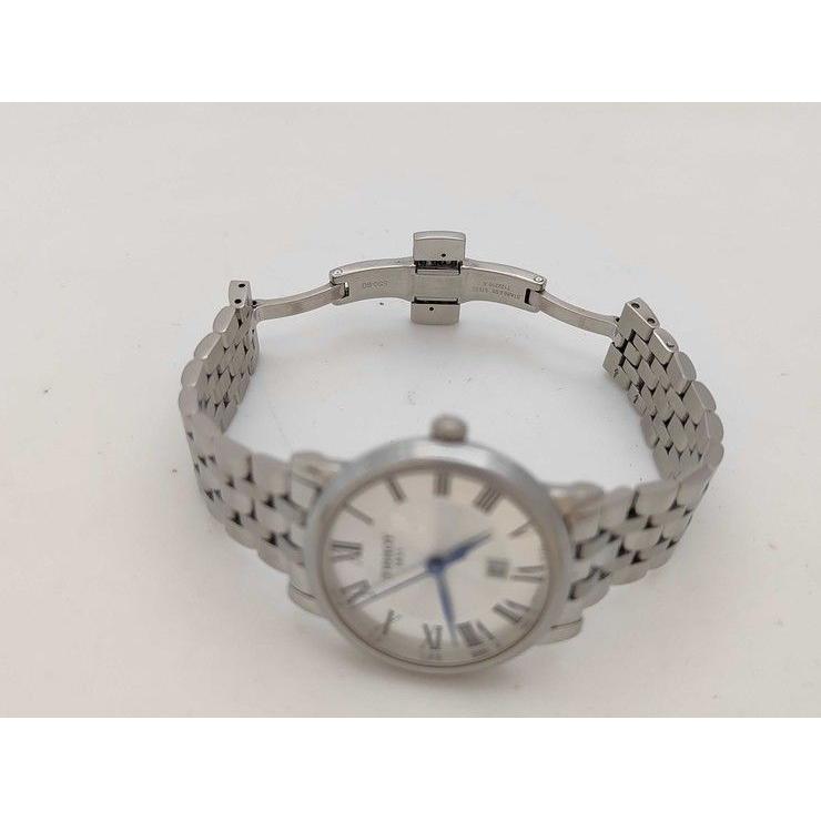 Used TISSOT Watch Carson Premium T122210A Silver Stainless Steel Ladies Quartz Good Condition