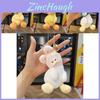 Lovely Plush Duck Keychain Short Plush Material Cute Stuffed Toy 15cm