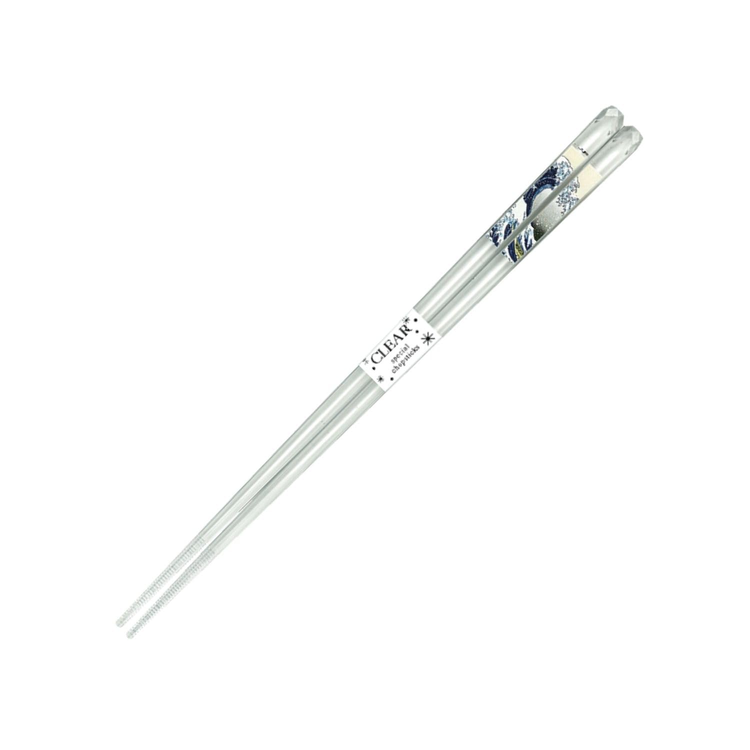 

Aoba Dishwasher THE Inbound JAPAN Japanese Great Wave off 317432 Chopsticks, Clear, Safe, Gift, Ukiyo-e The Kanagawa, 23cm,