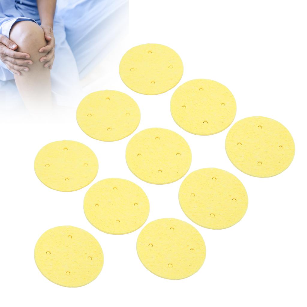 10pcs 60mm EMS Electrodes Conductive Pads Sponge Reusable Replacement for Interference Electrotherapy Instrument