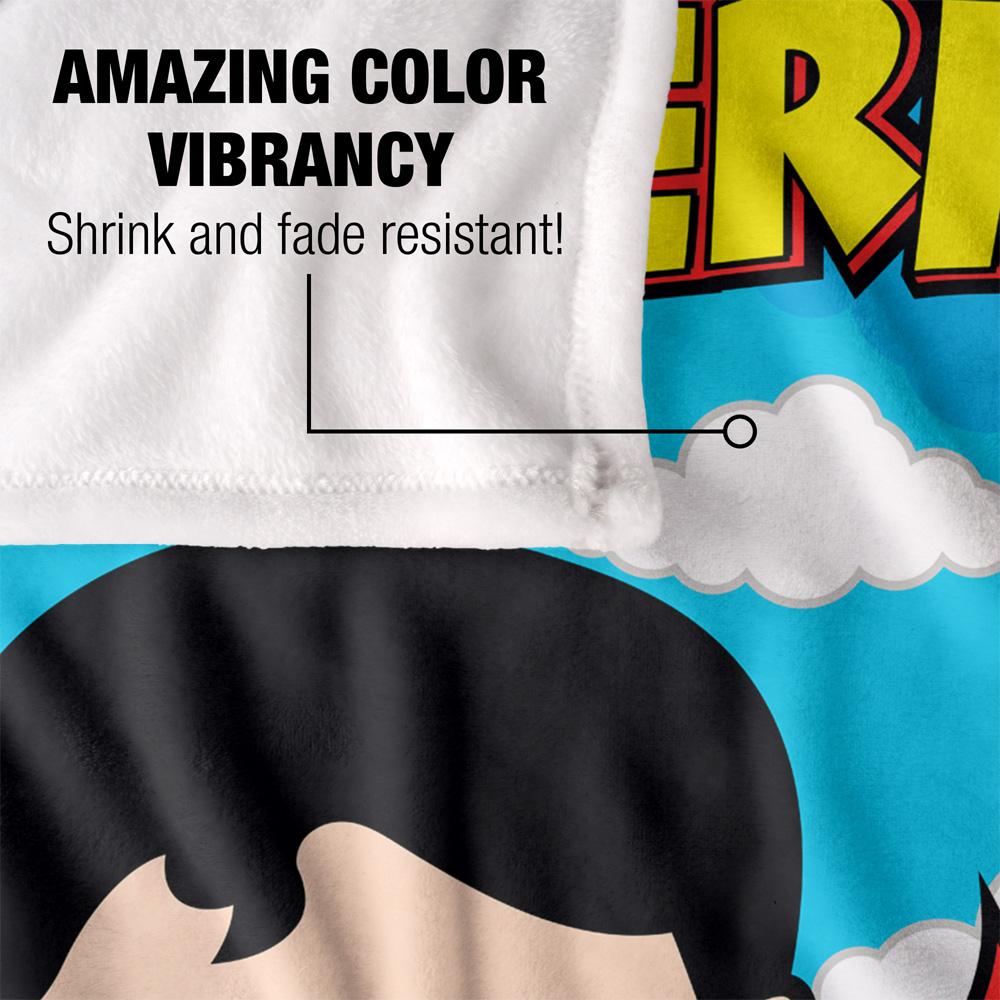 SUPERMAN Chibi Blanket