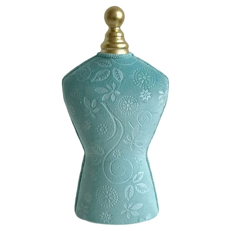 Jewelry Bust Stand Velvets Surfaces Alloy Structure Modern Design Trade Show Retail Display Accessories Organizers