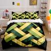 Handwoven Straw Decor Set Soft Comfortable Duvet Cover Bedding Set Included 1*Duvet Cover & 2*Pillowcases, Gift