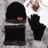 Mädchen Winter Warme Touchscreen Handschuhe Beanie Mütze und Halsschal Nackenwärmer Mütze Schal Handschuhe Set