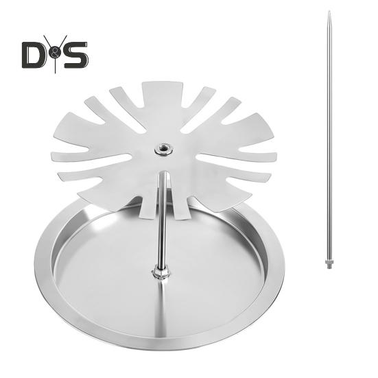 

Подставка для куриных ножек и крылышек с поддоном для сбора жира, жаровня из нержавеющей стали, держатель для ножек, для гриля в помещении и на открытом воздухе, необходимое условие для сочных куриных ножек A