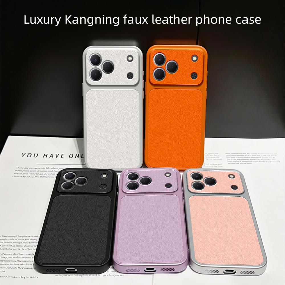 For Tecno Spark 50 4G Case Tecno Spark 50 4G Cover Leather Case Luxury Lens Protection Case Protect Matte leather Back Cover