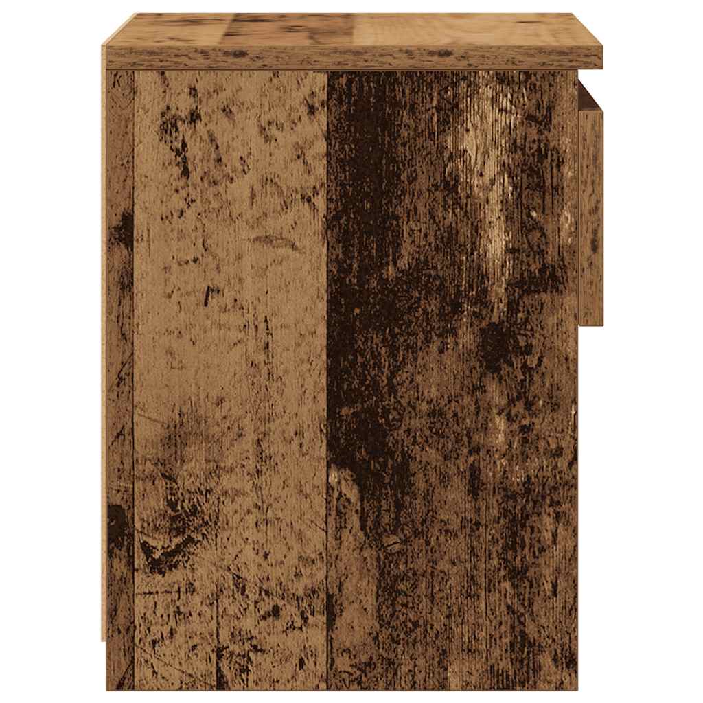 Nightstand with Vintage Wood Look 40 x 30 x 39 cm Engineered Wood
