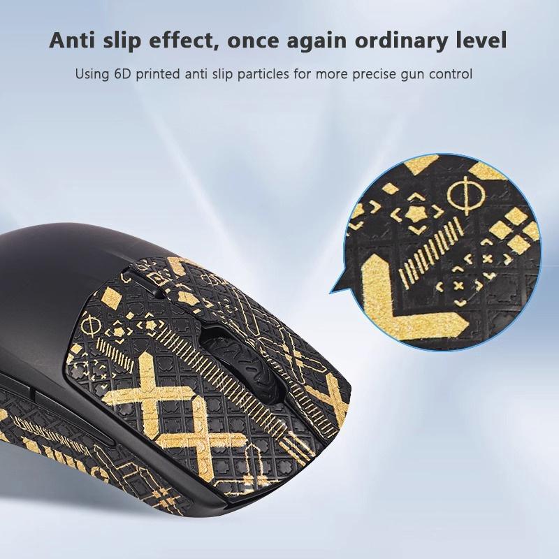 Anti-Slip Mouse Sticker Sweat-Absorbent Wear-Resistant Protective Grip Tape For Steelseries Rival 3 E-Sport Gaming Accessories
