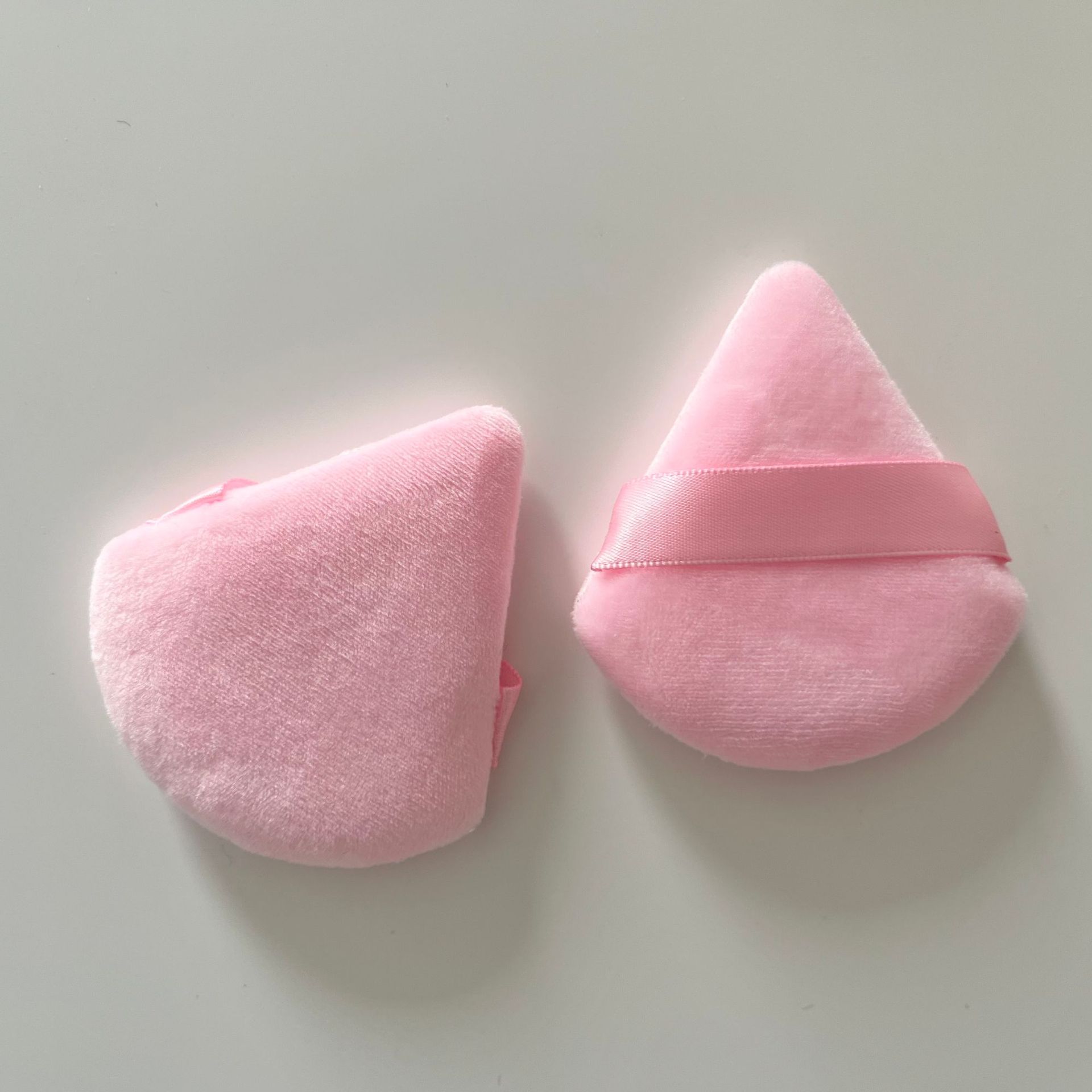 

Мягкая бархатная хлопковая губка для макияжа, 3 шт., моющаяся многоразовая двухсторонняя двухсторонняя круглая треугольная косметическая пудра для лица, инструменты для пудры