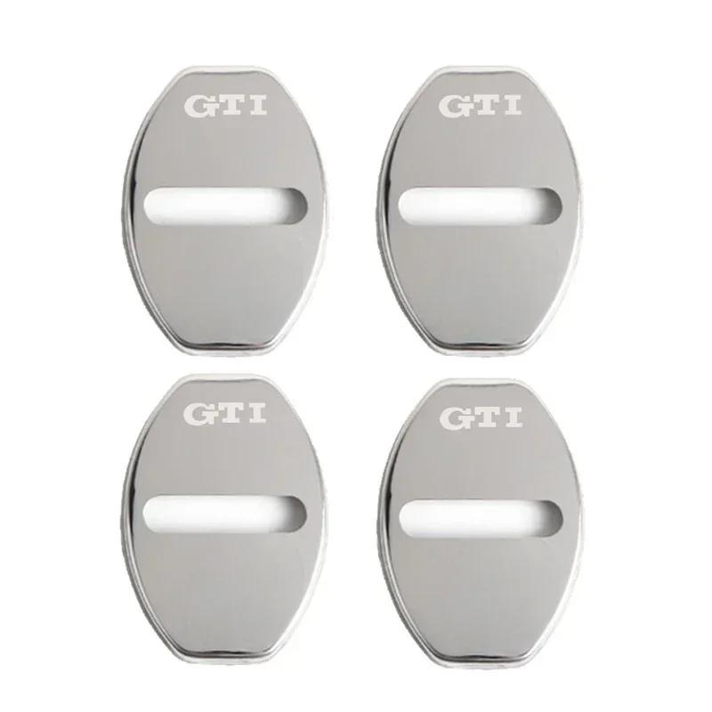 

2026 Hot For VOLKSWAGEN VW for Volkswagen Car Door Lock Buckle Protective Cover Rline GTI Logo Golf 5 6 7 Polo Jetta Beetle CC T