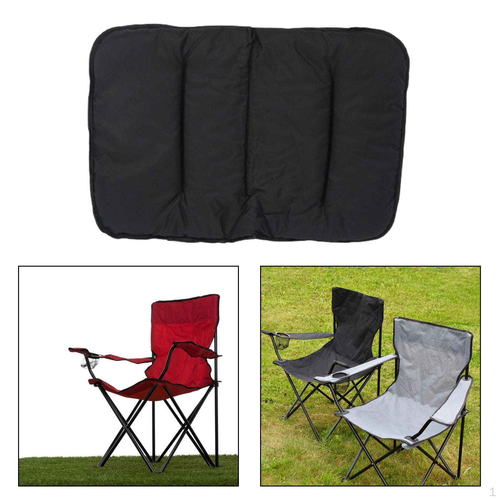 

Подушка для пляжного кресла, шезлонг, легкая спинка, складная Black 87cmx56cm